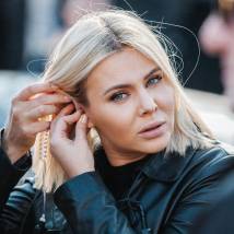 Тамара Саксина на съемках фильма "Налет"