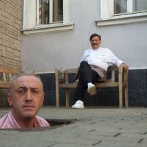 Эльберд Агаев на съемках сериала "Кухня 6"