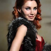 Лора Резникова на съемках сериала "Пятая стража. Схватка"