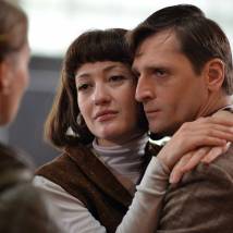 Владимир Кошевой, Мириам Сехон на съемках сериала "Гостиница "Россия". Первая среди равных"