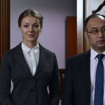 Олеся Фаттахова на съемках фильма "Кто я"