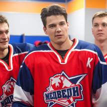 Иван Жвакин, Михаил Гаврилов на съемках сериала "Молодежка 4"
