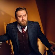 Николай Шрайбер на съемках сериала "Садовое кольцо"