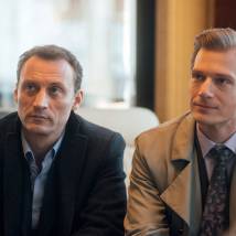 Анатолий Белый, Петар Зекавица на съемках сериала "Садовое кольцо"