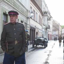 Сергей Гармаш на съемках фильма "Холодное танго"