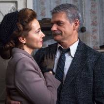 Екатерина Гусева, Константин Лавроненко на съемках сериала "Черная кошка"