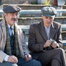 Михаил Боярский, Дмитрий Соломыкин на съемках сериала "Черная кошка"