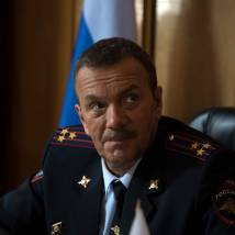 Александр Наумов на съемках сериала "Вышибала"