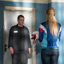Гела Месхи на съемках сериала "Вышибала"