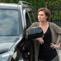 Мария Машкова на съемках сериала "Вышибала"