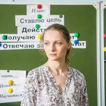 Екатерина Вилкова на съемках сериала "Доктор Рихтер"