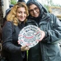 Елена Николаева на съемках фильма "Комиссарша"