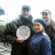 Ирина Пегова на съемках фильма "Комиссарша"