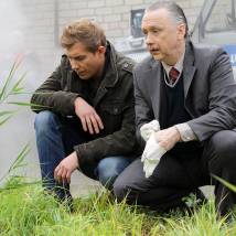 Вадим Демчог и Александр Бухаров на съемках сериала "Отдел"
