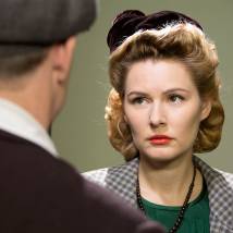Мария Кожевникова на съемках сериала "Казнить нельзя помиловать"