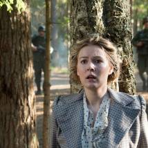 Мария Кожевникова на съемках сериала "Казнить нельзя помиловать"