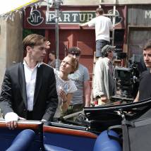 Артем Крылов на съемках сериала "Охота на дьявола"