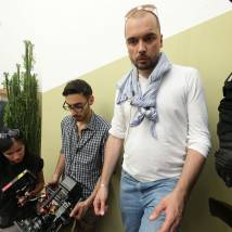 Степан Коршунов на съемках фильма "Мертв на 99%"