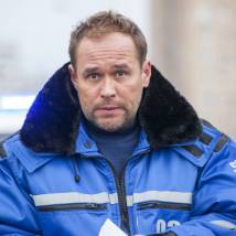 Максим Аверин на съемках сериала "Склифосовский. Реанимация"