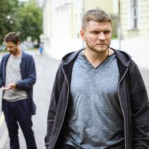 Сергей Жарков на съемках фильма "Коготь из Мавритании II"