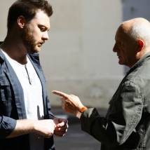 Сергей Галахов и Сергей Петров на съемках фильма Коготь из Мавритании II"