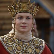 Светлана Колпакова на съемках сериала "Золотая Орда"