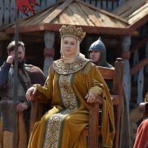Светлана Колпакова на съемках сериала "Золотая Орда"