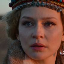 Юлия Пересильд на съемках сериала "Золотая Орда"