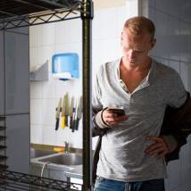 Юрий Колокольников на съемках сериала "Обратный отсчет"