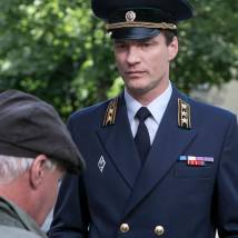 Владислав Резник на съемках сериала "Последняя статья журналиста"