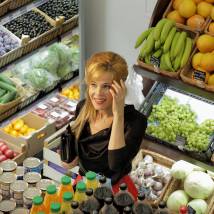 Мария Куликова на съемках фильма "Парфюмерша 2"