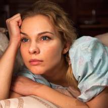 Полина Сыркина на съемках сериала "Жемчуга"