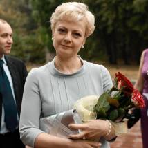 Ольга Радчук на съемках фильма "Любимая учительница"
