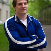 Михаил Пшеничный на съемках сериала "Серебряный бор"