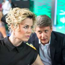 Светлана Тимофеева-Летуновская на съемках фильма "После многих бед"