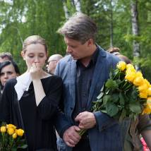 На съемках фильма "После многих бед"