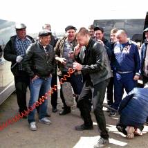 На съемках фильма "Эластико"