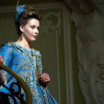 Любава Грешнова на съемках сериала "Екатерина. Взлет"