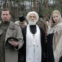 Андрей Мерзликин, Светлана Ходченкова на съемках сериала "Хождение по мукам"