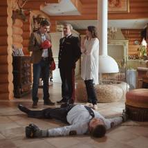 На съемках фильма "Притворщики"