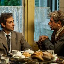 Артем Ткаченко, Евгений Князев на съемках сериала "Экспроприатор"