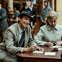 Артем Ткаченко на съемках сериала "Экспроприатор"