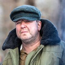 Александр Робак на съемках фильма "Прощаться не будем"