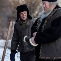 На съемках фильма "Прощаться не будем"