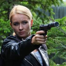 Анастасия Панина на съемках сериала "Опекун"