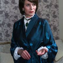 Елена Сафонова на съемках сериала "Опекун"