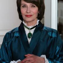 Елена Сафонова на съемках сериала "Опекун"