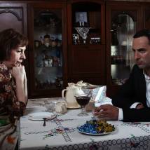 Галина Петрова и Илья Любимов на съемках сериала "Опекун"