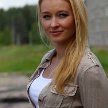 Анастасия Панина на съемках сериала "Опекун"