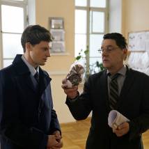 Сергей Маковецкий на съемках фильма "Трасса смерти"
